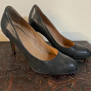 Corso Como Dark Gray Dark Blue High Heels. Size 9